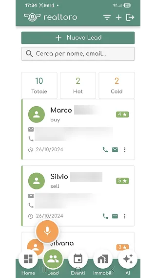 Gestione Lead